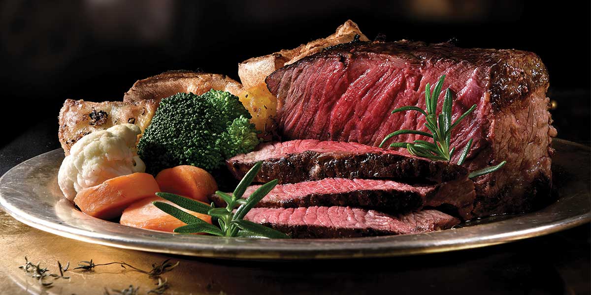 Steak and vegetables